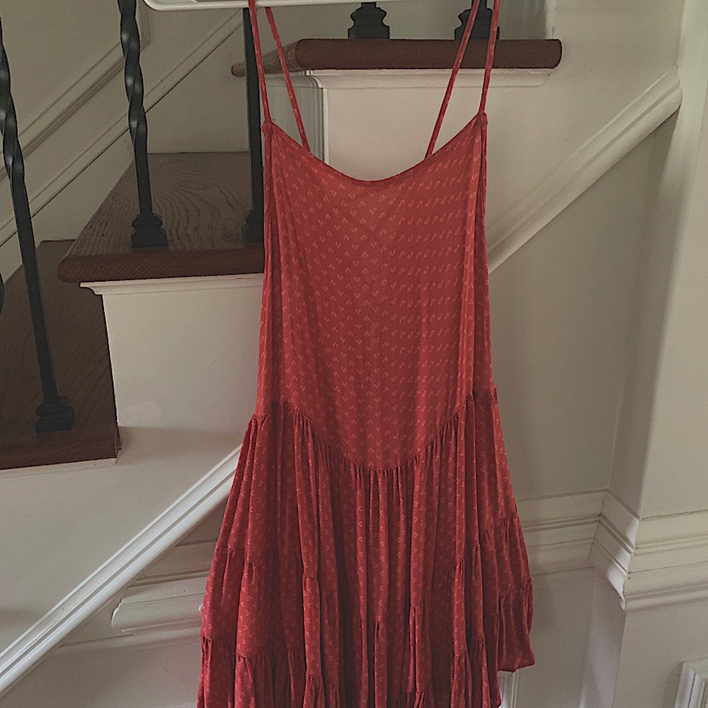 Free People Red Summer Dress Women’s S